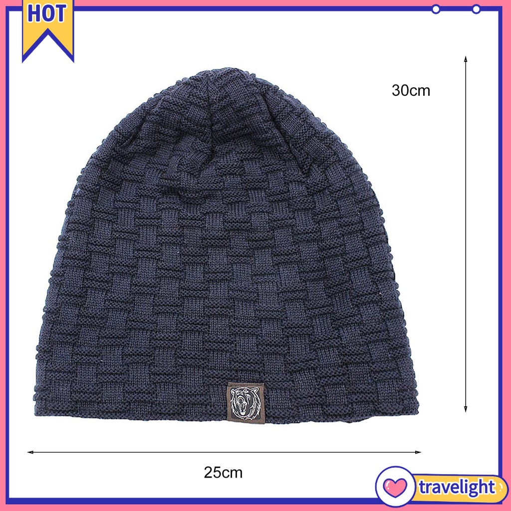 Mũ Beanie Dệt Kim Mềm Mại Co Giãn Thời Trang Mùa Đông Cho Nam Và Nữ
