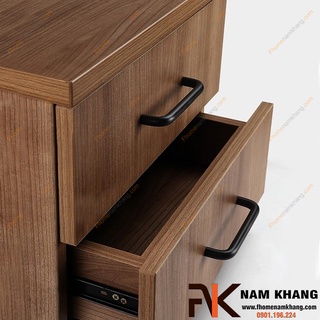 Tay nắm tủ màu đen nk378-d