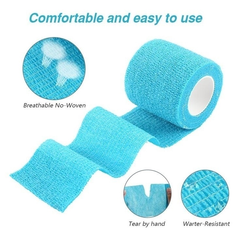 1 Cuộn Băng Quấn Bảo Vệ Cổ Tay Tự Dính 4.5m Bằng Vải Không Dệt Thoáng Khí Hỗ Trợ Giảm Đau Khi Chơi Thể Thao