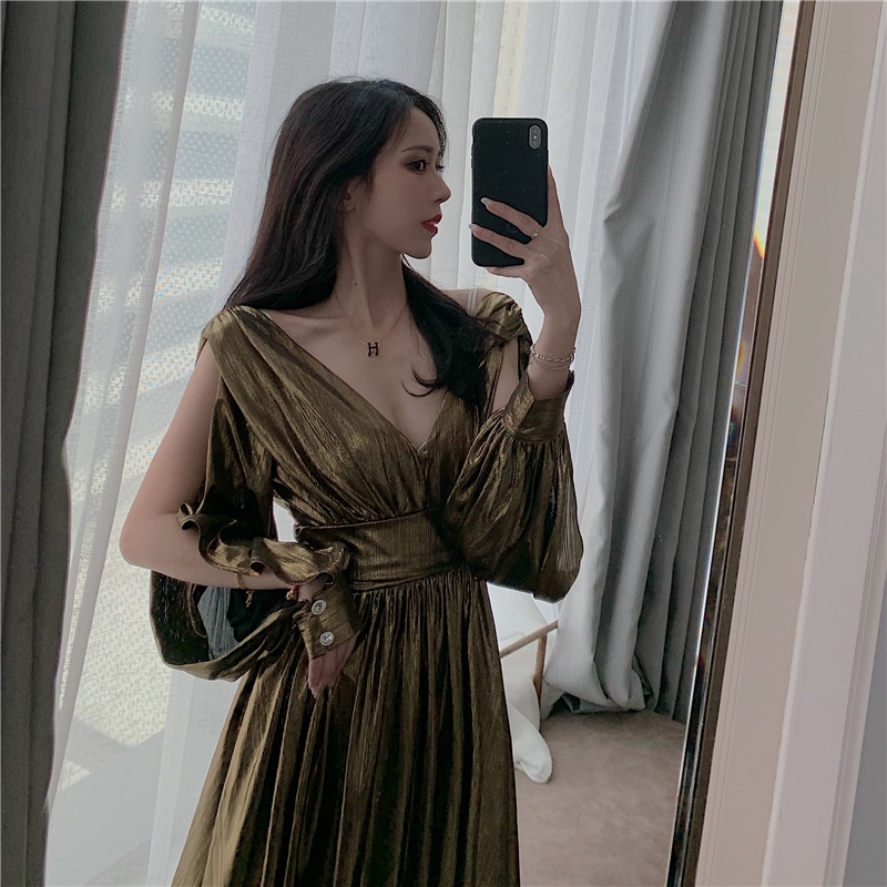 Đầm nữ dáng xòe kiểu tay lỡ Emilyshop