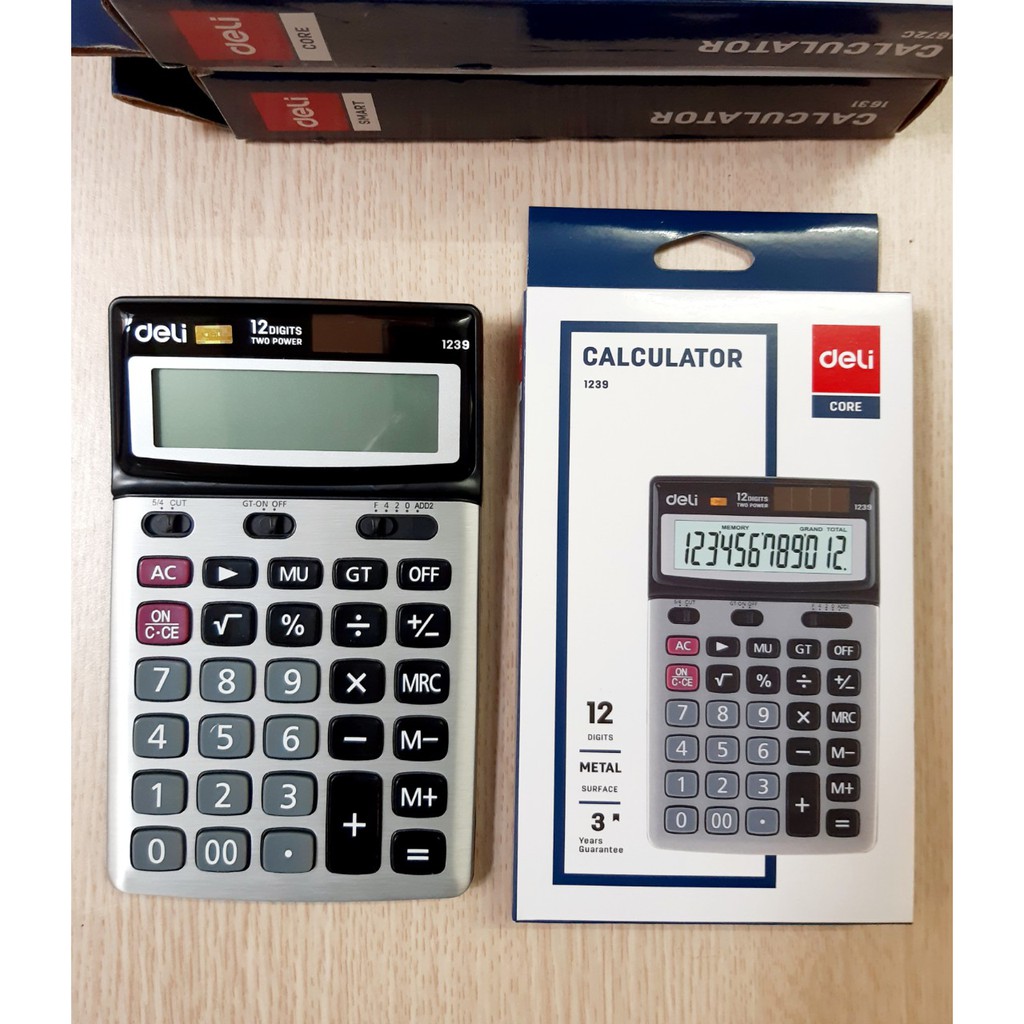 Máy Tính Bỏ Túi Deli 1239