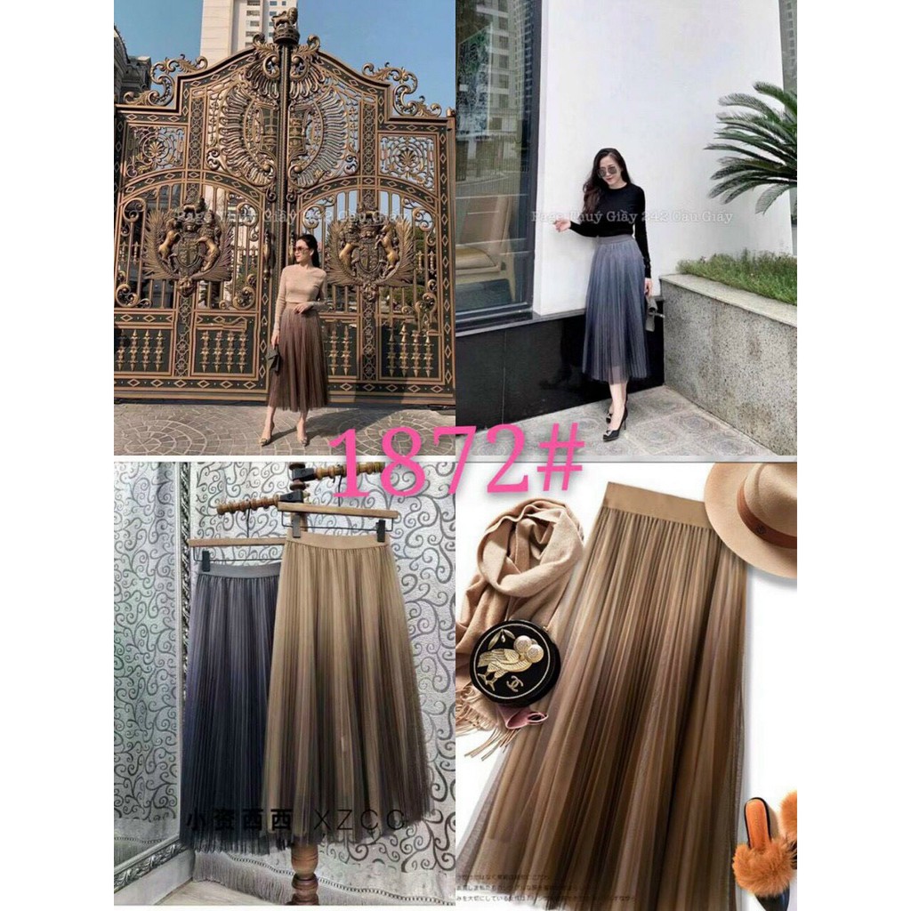 Chân váy loang xoè dài QC cực xinhh