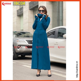 Áo Chống Nắng Nữ 𝐂𝐀𝐑𝐃𝐈𝐍𝐀 Dáng Dài Liền Thân 2 Lớp Chất Thun Lạnh Cao Cấp Chính Hãng 2021 - 1BC