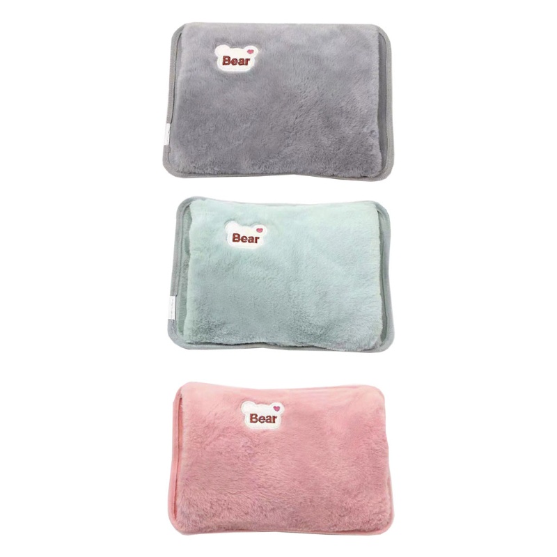 Túi Chườm Nước Nóng Bằng Điện Hình Gấu Hoạt Hình Phích Cắm EU