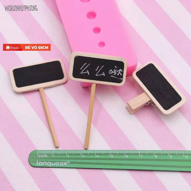 (Bán buôn) (rẻ vô địch) Bảng tên đen - Phụ kiện trang trí tiểu cảnh