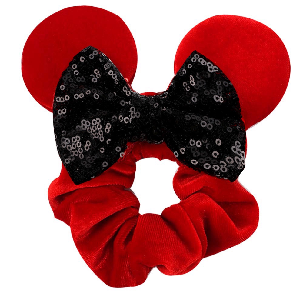 DISNEY Ns2 Dây Cột Tóc Đính Kim Sa Hình Mickey Minnie Dành Cho Bé Gái Chủ Đề Tiệc Tùng Công Viên Dự Tiệc Tùng
