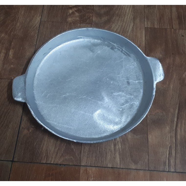 Chảo gang nướng thịt, nướng thức ăn size 27cm sâu trơn