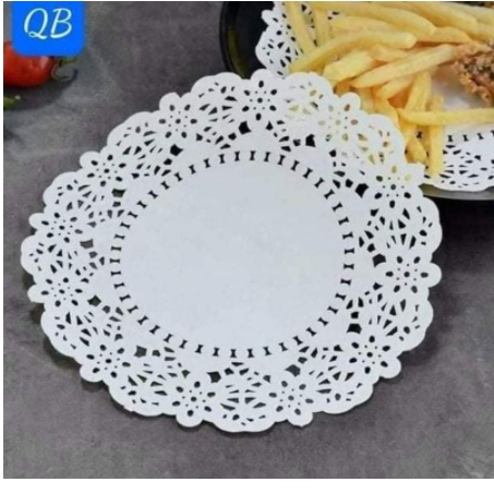 Set giấy thấm dầu 140 tờ hình tròn hoa văn thấm đồ chiên rán