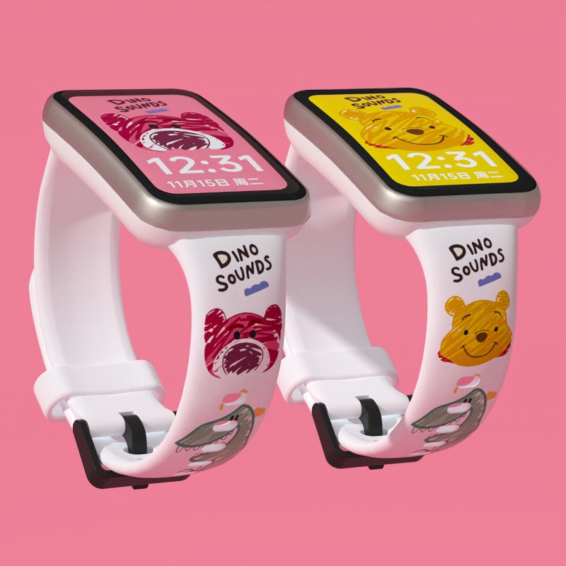 Phù Hợp Dây Đeo Họa Tiết Hoạt Hình Dễ Thương Cho Đồng Hồ Thông Minh Xiaomi mi band 7 pro mi band 7pro