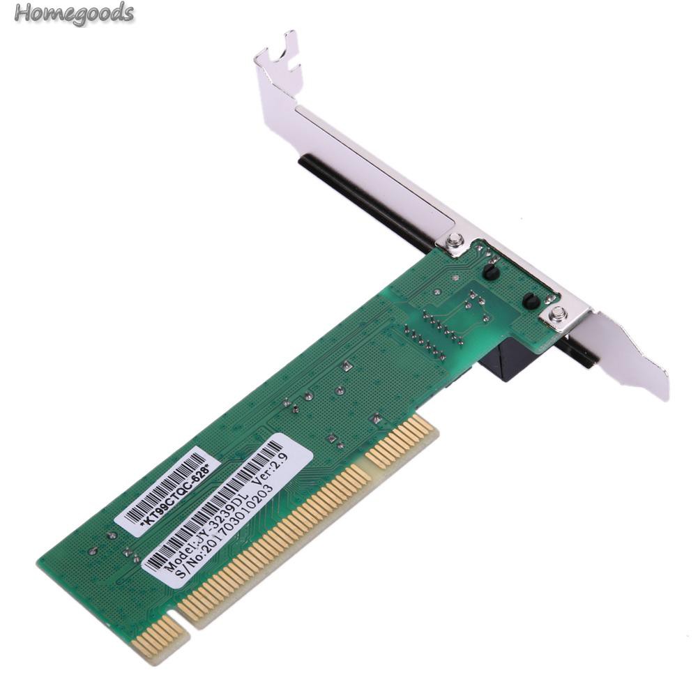 Home-Wireless Wifi PCI Realtek RTL8139D 10/100M 10/100Mbps RJ45 Ithernet Network Lan Adapter Card-Goods