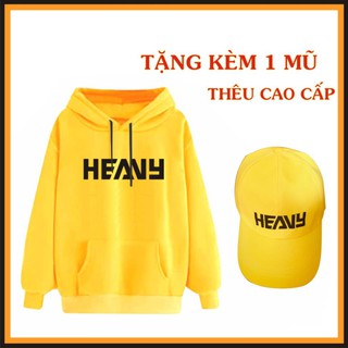 HOT SALE- ÁO HEAVY ÁO KHOÁC HOODIE [ TẶNG NÓN THÊU HEAVY ] NỈ CAO CẤP Đủ Size Dành Cho Cả Nam Và Nữ