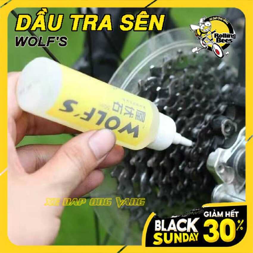 Dầu tra xích xe đạp WOLF'S Hàng Chính Hãng