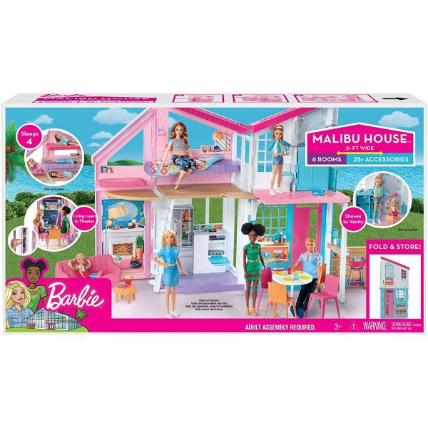 Ngôi nhà Malibu trong mơ của búp bê Barbie FXG57