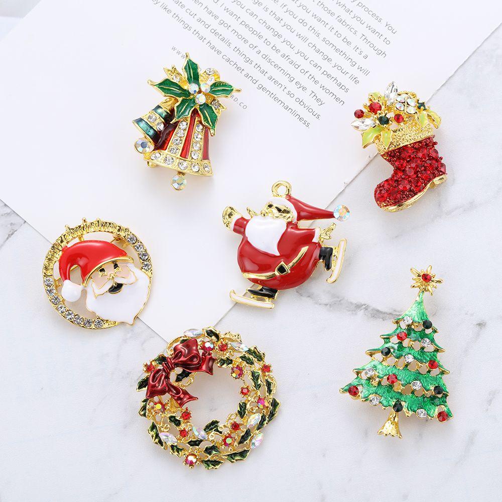 OKDEALS Ghim Cài Áo Chủ Đề Giáng Sinh Đáng Yêu