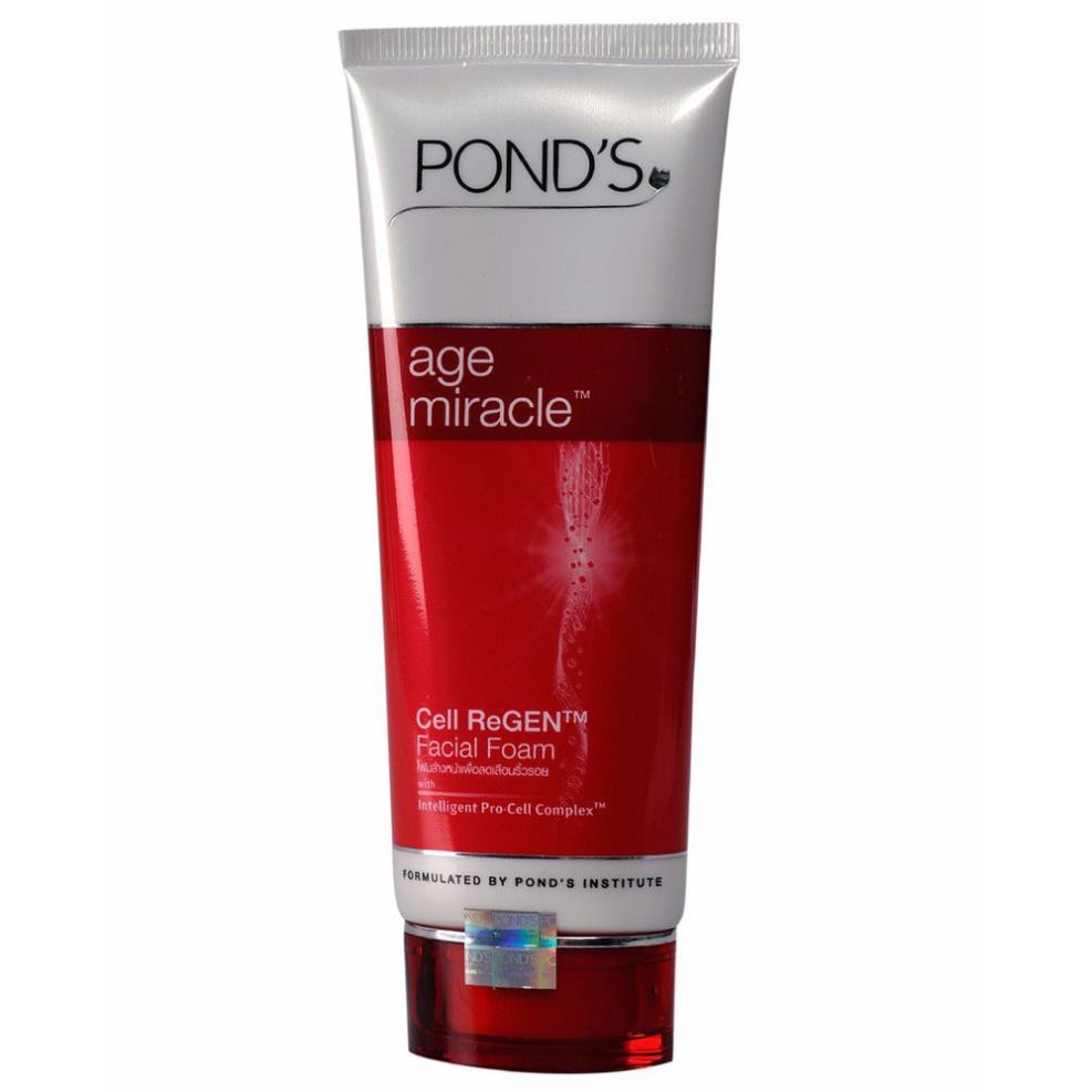 Sữa rửa mặt ngăn ngừa lão hóa Pond's Age Miracle đỏ Thái Lan