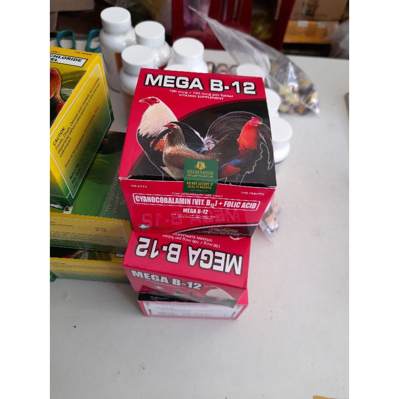 Mega B12 - Nuôi tăng nước máu - tăng bo gà đá - 2 vĩ