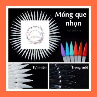 50 móng que nhọn tập vẽ trưng mẫu dáng đẹp