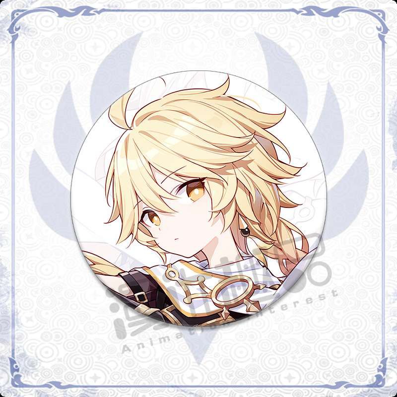 (mẫu mới) Huy hiệu cài áo IN HÌNH Eula Yanfei Hutao Qiqi Zhongli Genshin Impact game chibi dễ thương tiện lợi