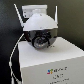 Camera Ezviz CS-C8C 1080p Full HD IP Ngoài trời , Xoay 360 độ, có mầu ban đêm ,AI phân biệt người và vật