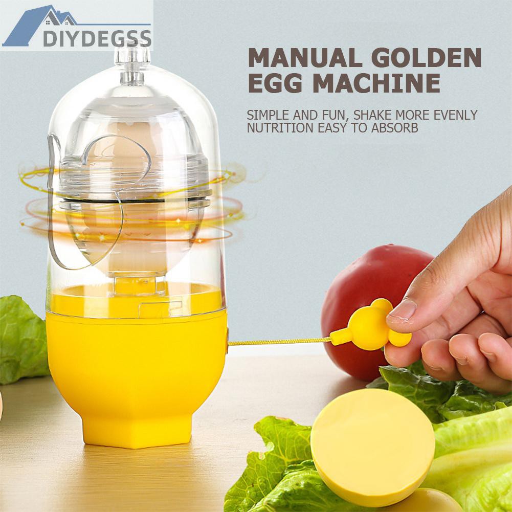 Hand Powered Golden Egg Maker Eggs Yolk White Mixer Kitchen Puller Gadgets