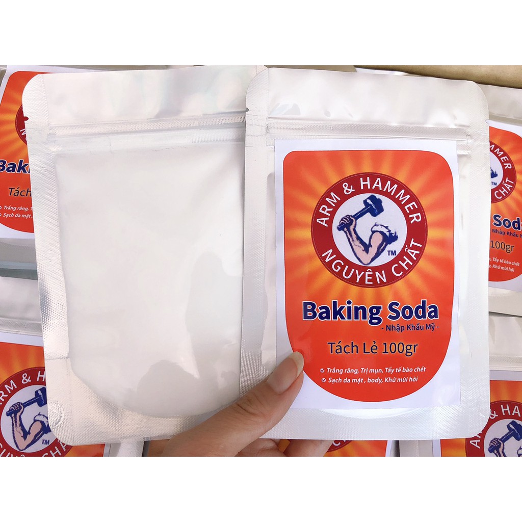 Baking soda trắng 100gr