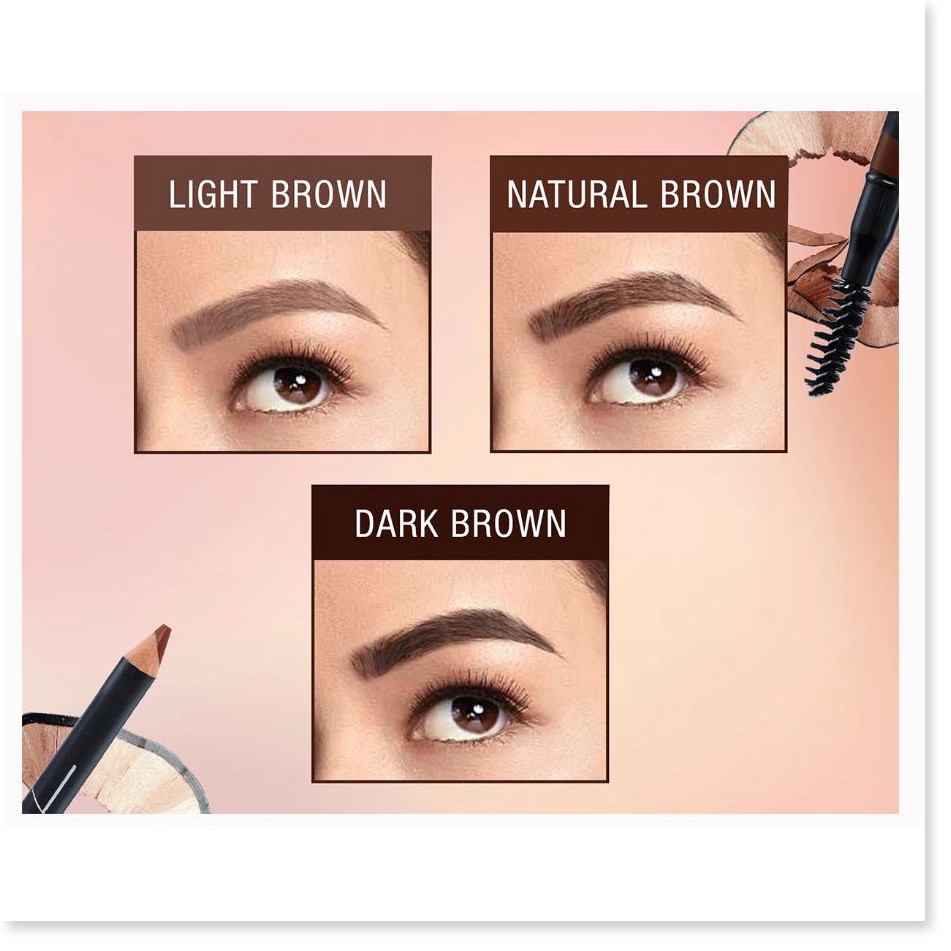 Chì Tạo Dáng Mày 2 Đầu Nét Mảnh Maybelline Fashion Brow Shaping Pencil 1.5g