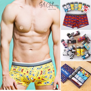 Quần Lót Nam Cotton Doremon Hoạt Hình Đáng Yêu