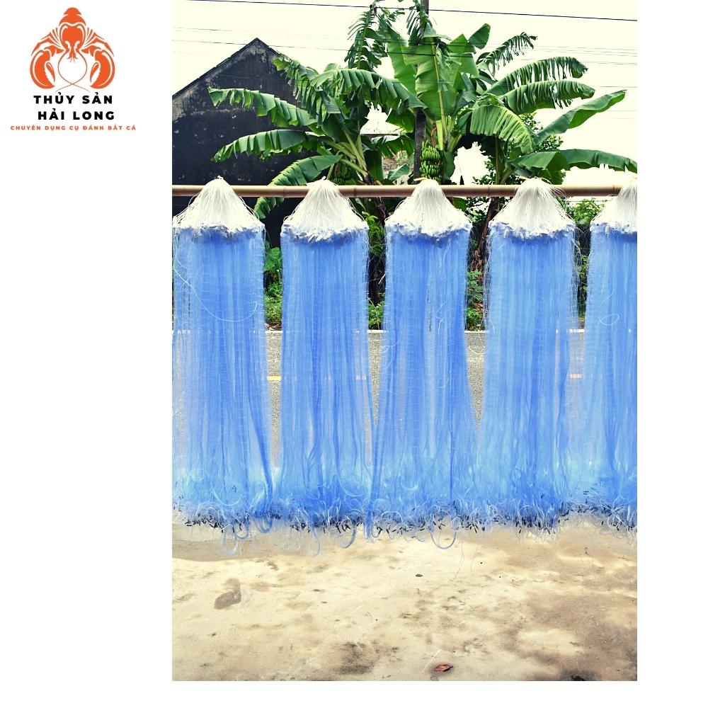 Lưới đánh cá ba màn cước Thái xanh, ô mắt then 1.5, then2, then 2.5 , cao 90cm,dài 100m đánh chìm