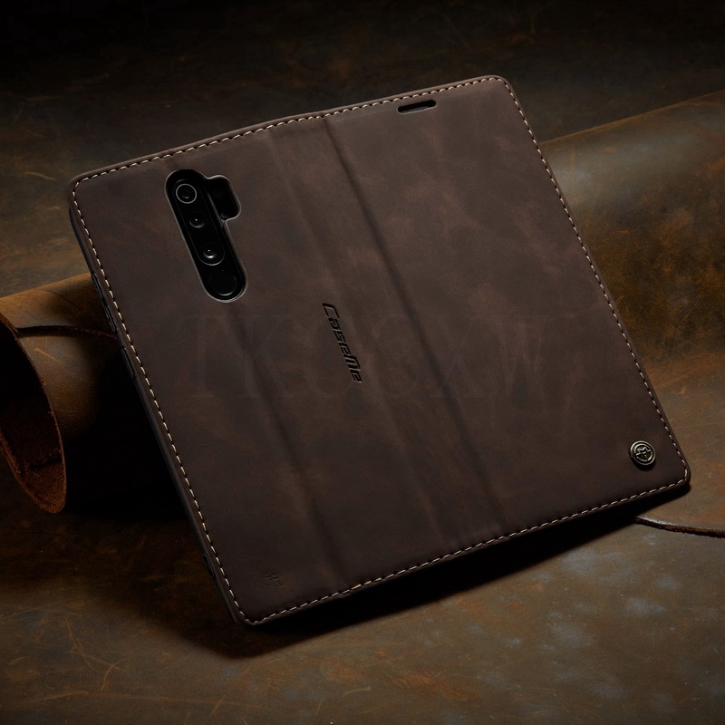 Bao da nắp gập kiêm giá đỡ kiểu ví sang trọng cho XIAOMI REDMI NOTE 8 K30 K20 PRO