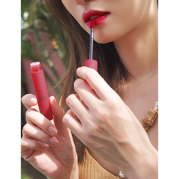 Son kem 3CE Smoothing Lip Tint – Shameless Màu Đỏ Lạnh