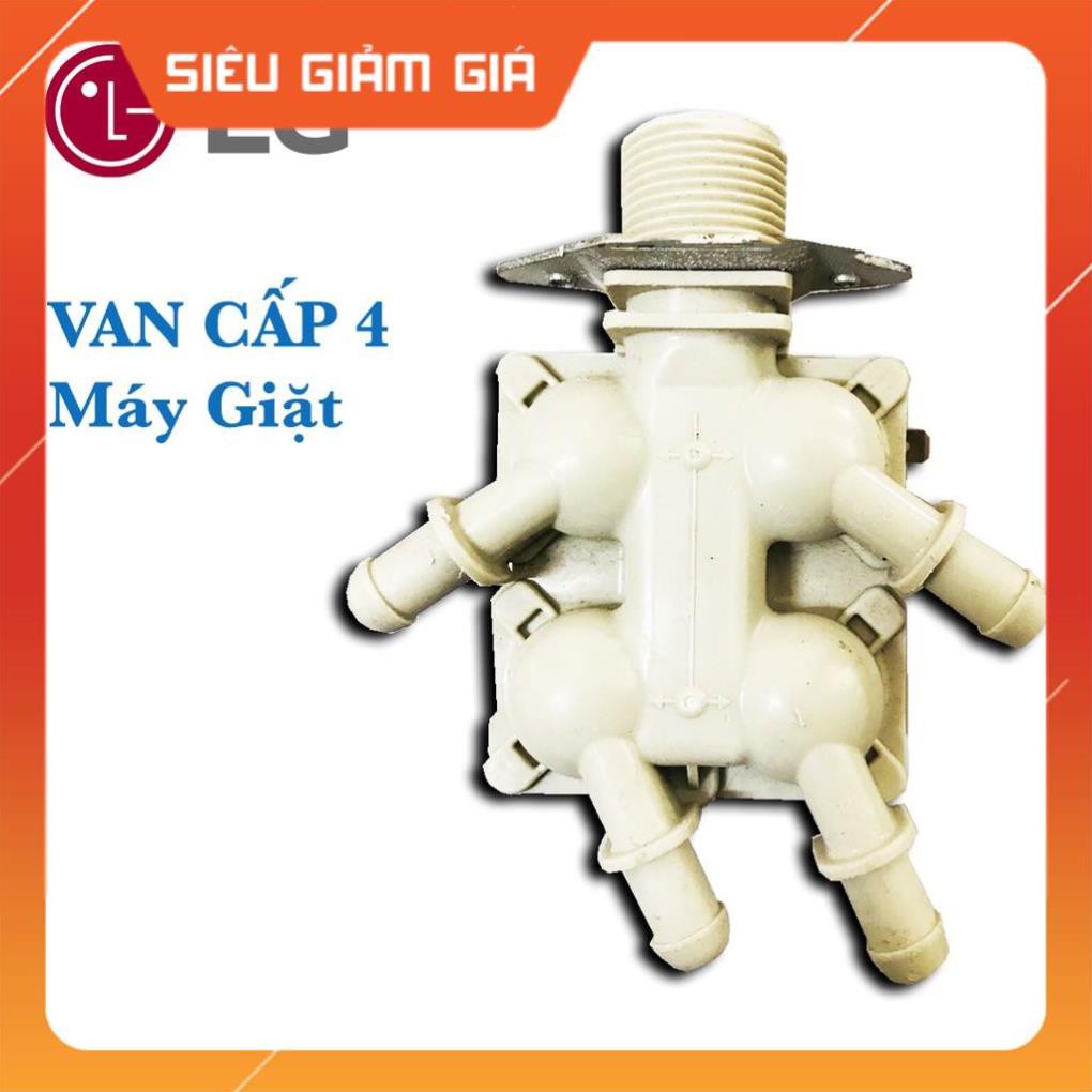 Van cấp nước 4 12v máy giặt LG chính hãng hàng thao máy - Van cấp nước máy giặt LG - Giá tốt nhất