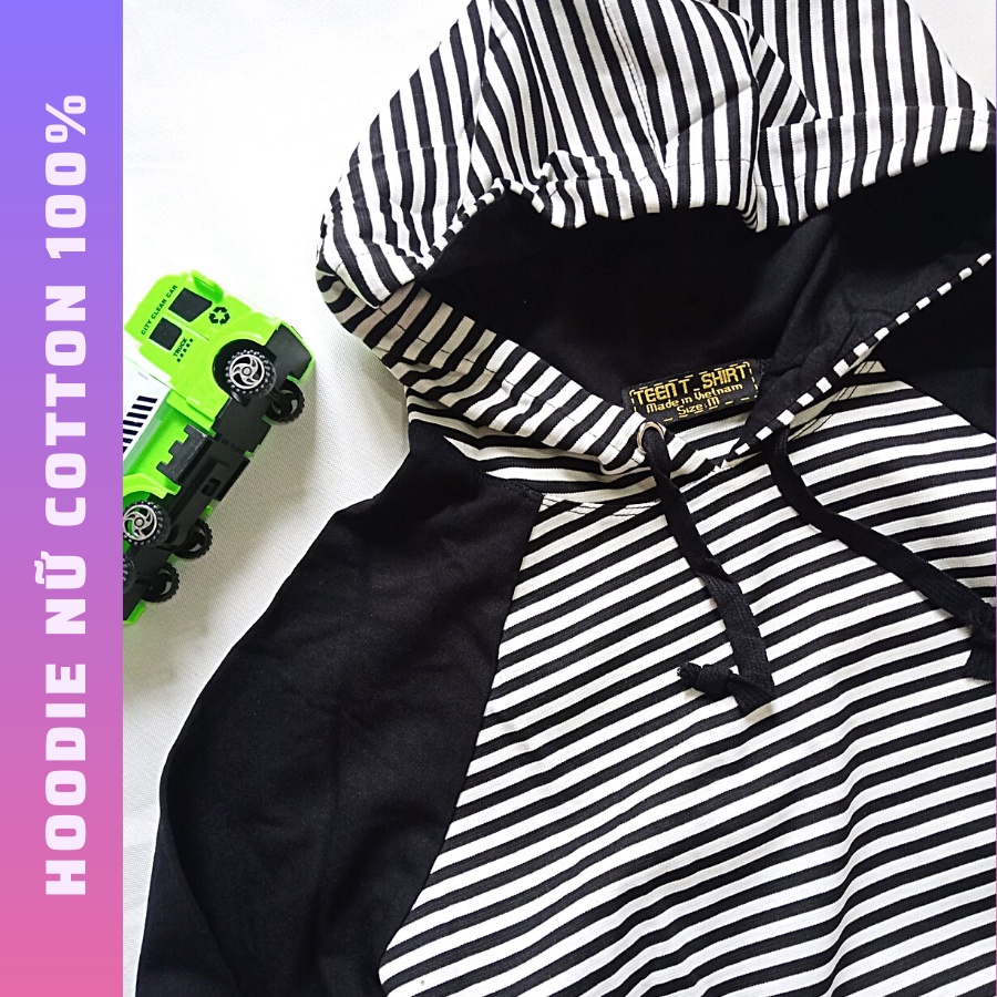 Áo khoác nỉ hoodie freesize dưới 55kg dành cho nữ, hàng giảm giá cuối năm thun cotton 100%, hình chụp thật sản phẩm | BigBuy360 - bigbuy360.vn