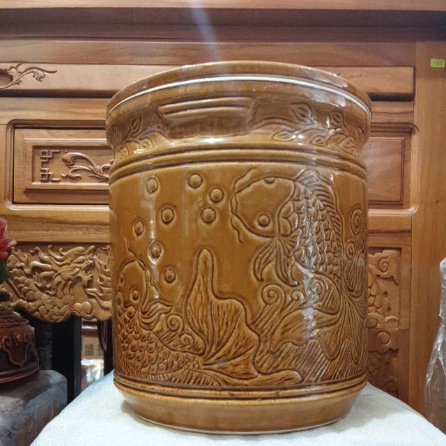 Hũ đựng gạo bát tràng Việt Nam đựng 15kg gạo