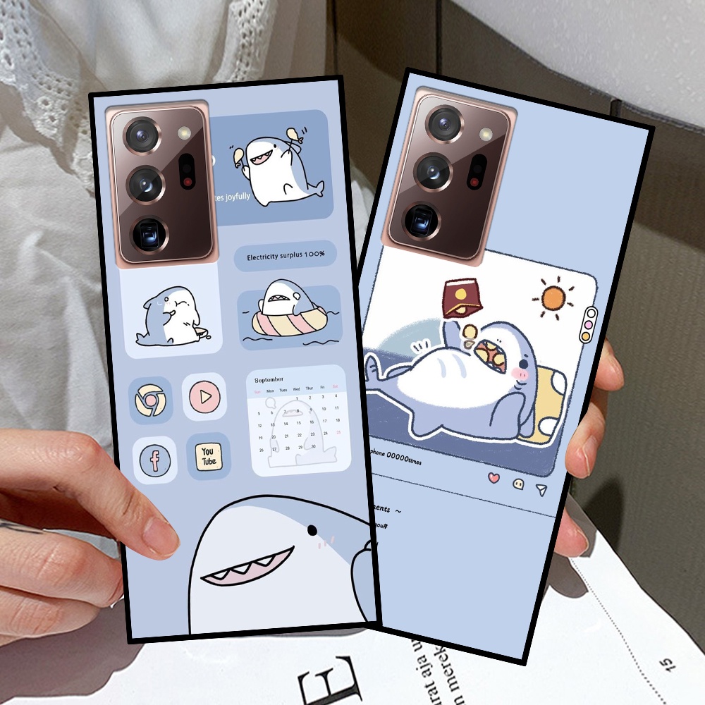 Ốp lưng Samsung Note 20 / Note 20 Ultra / Note 20 Ultra 5G  in hình nền cá mập đáng yêu giá rẻ