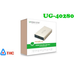 Bộ phát tín hiệu hdmi 120m qua cáp mạng rj45 cat5e/cat6 ugreen ug-40280