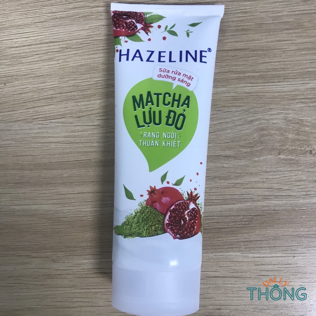 Sữa rửa mặt HAZELINE Matcha Lựu Đỏ | Nghệ Hoa Cúc | Tràm Trà - SRM Hazeline 50g / 100g