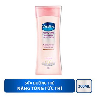 Sữa dưỡng thể làm trắng da Vaseline Healthy White Instant Fair 200ml