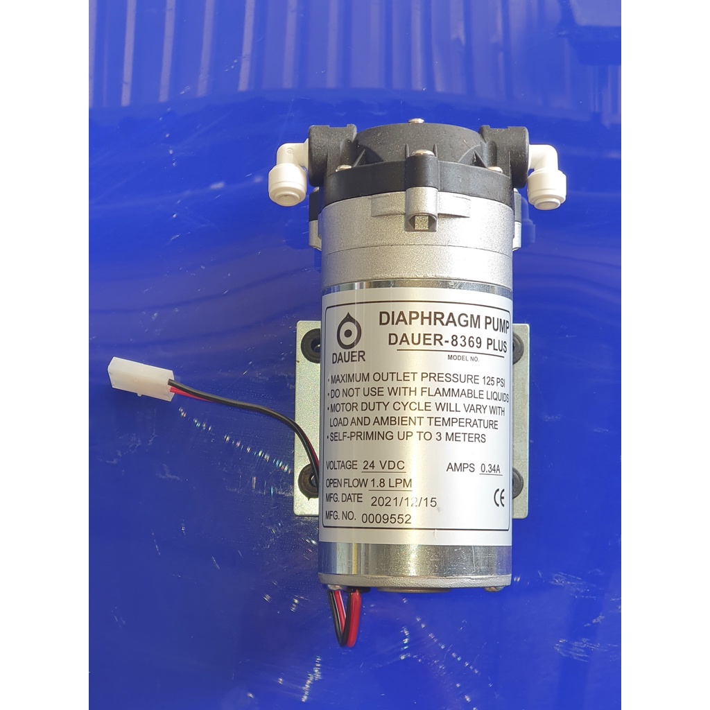 Bơm tăng áp Dauer 75G và Adaptor dùng cho máy lọc nước Ro