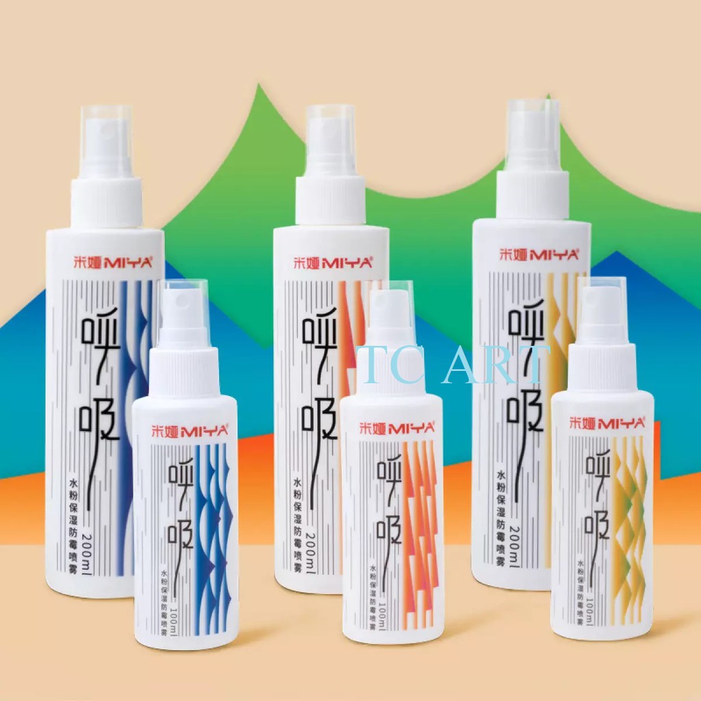 Chai xịt giữ ẩm cho Màu Gouache Miya (100ml/200ml)