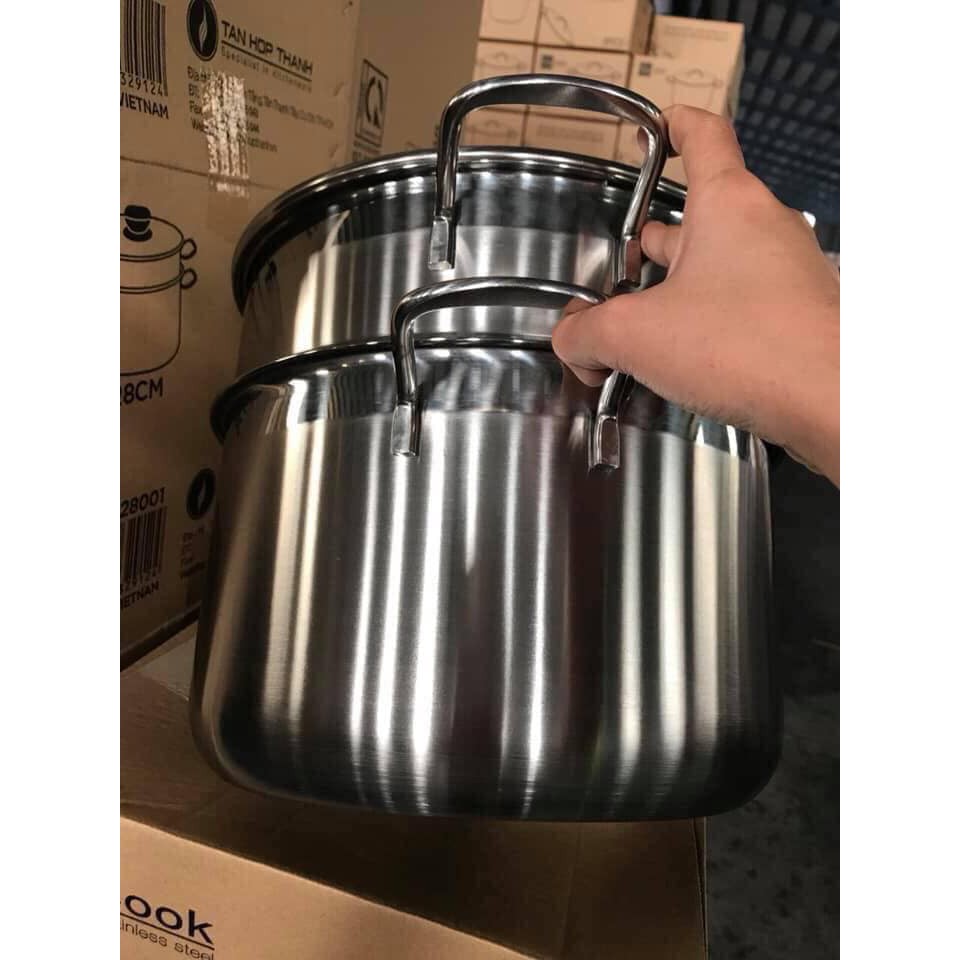 Nồi hấp 2 tầng 1.5 đáy 28cm