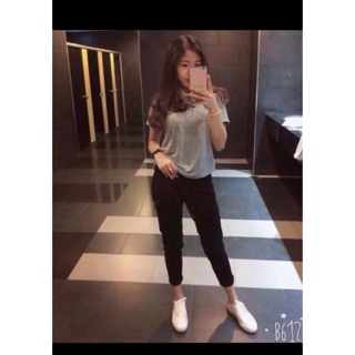 Quần jean đen dáng boy dư xịn nữ
