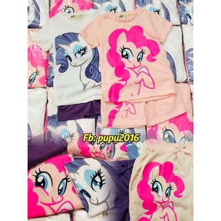 Set 2 bộ cộc pony hm cho bé gái