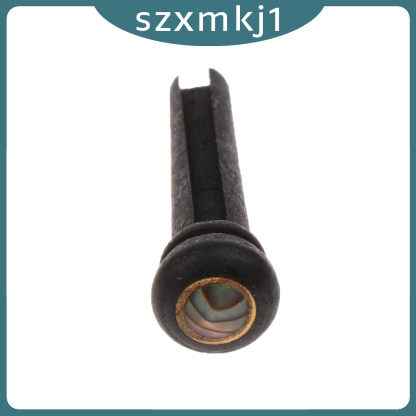 Chốt Đàn Guitar Acoustic 6 Phím Bằng Gỗ Mun Màu Đen Szxmkj1