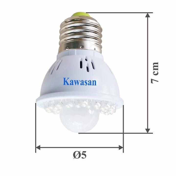 BÓNG ĐÈN LED CẢM ỨNG HỒNG NGOẠI KAWA SS61-2W