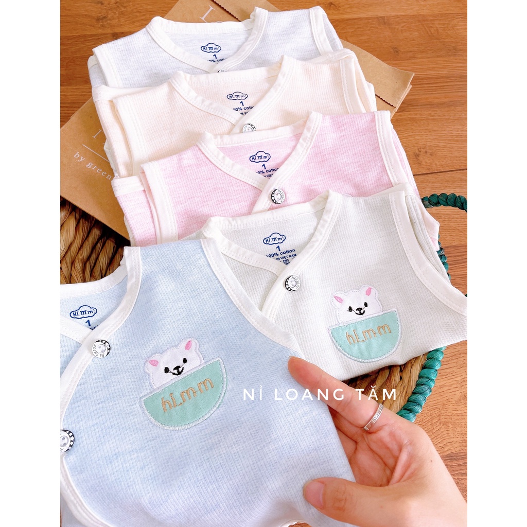 Áo Gile Hi Mom Cotton nỉ Mềm Mịn In Hình Cực Đẹp Bé Trai, Bé Gái, Áo Gile Sơ Sinh Cho Bé
