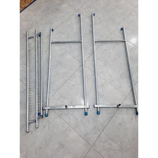 Sào phơi đồ thép dày, lắp ráp