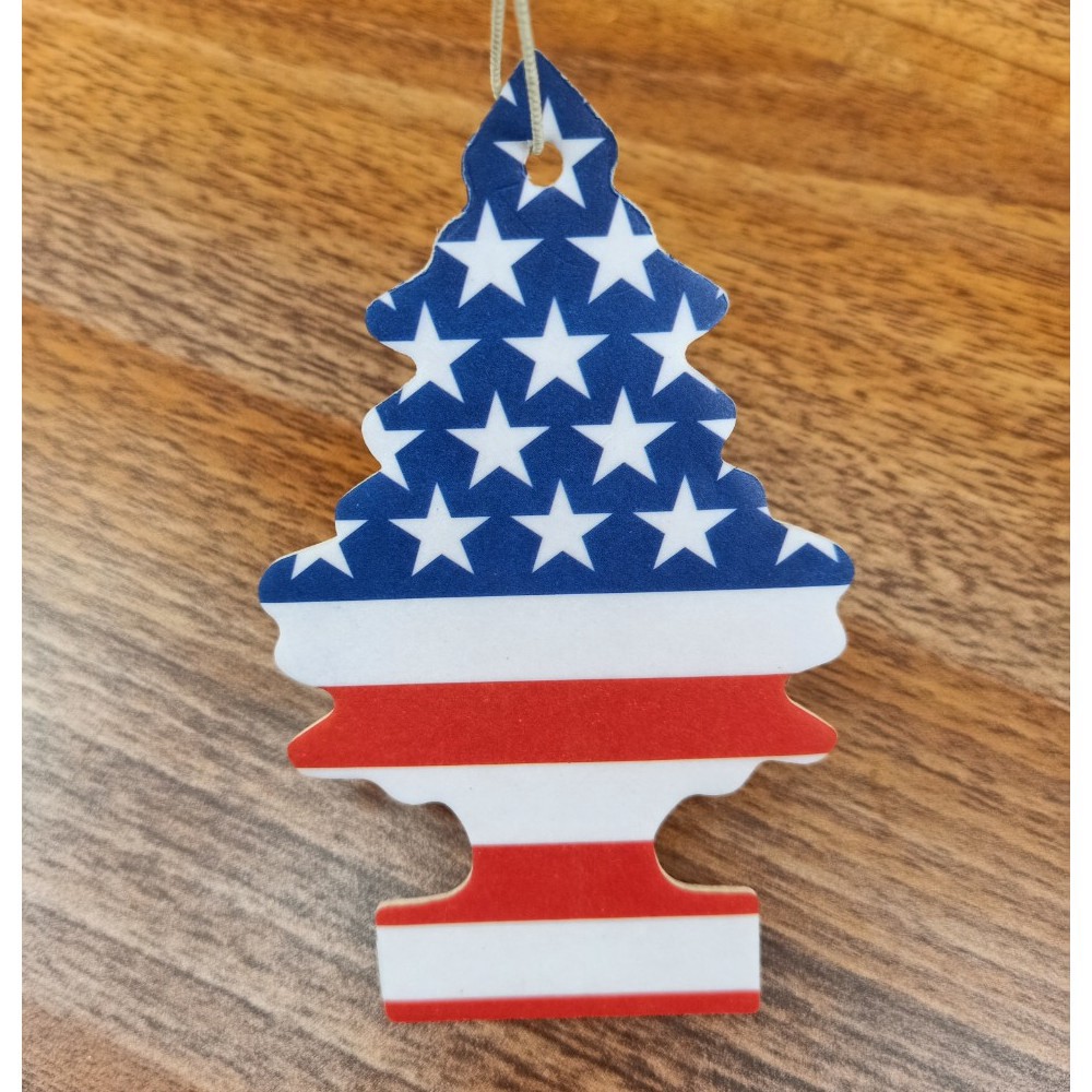 Sáp thơm ô tô ,lá thơm hình cây thông mùi vani dễ sử dụng