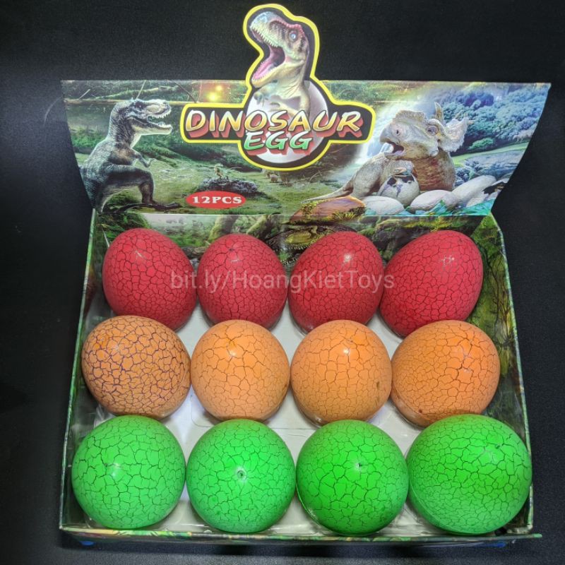 Đồ chơi trứng khủng long cân bằng mở nắp lắp ghép khủng long dinosaur egg 610-3