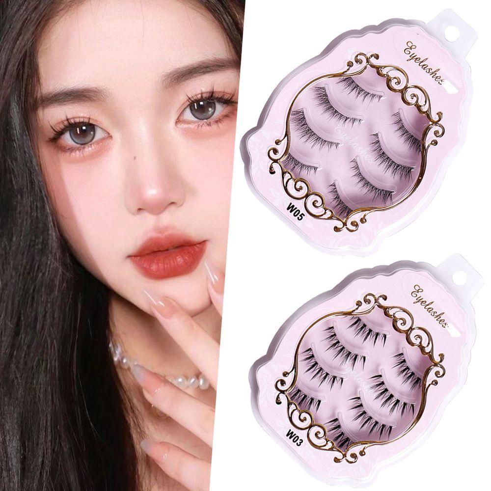 Bộ 4 Cặp Lông Mi Giả Thời Trang Dành Cho Nữ