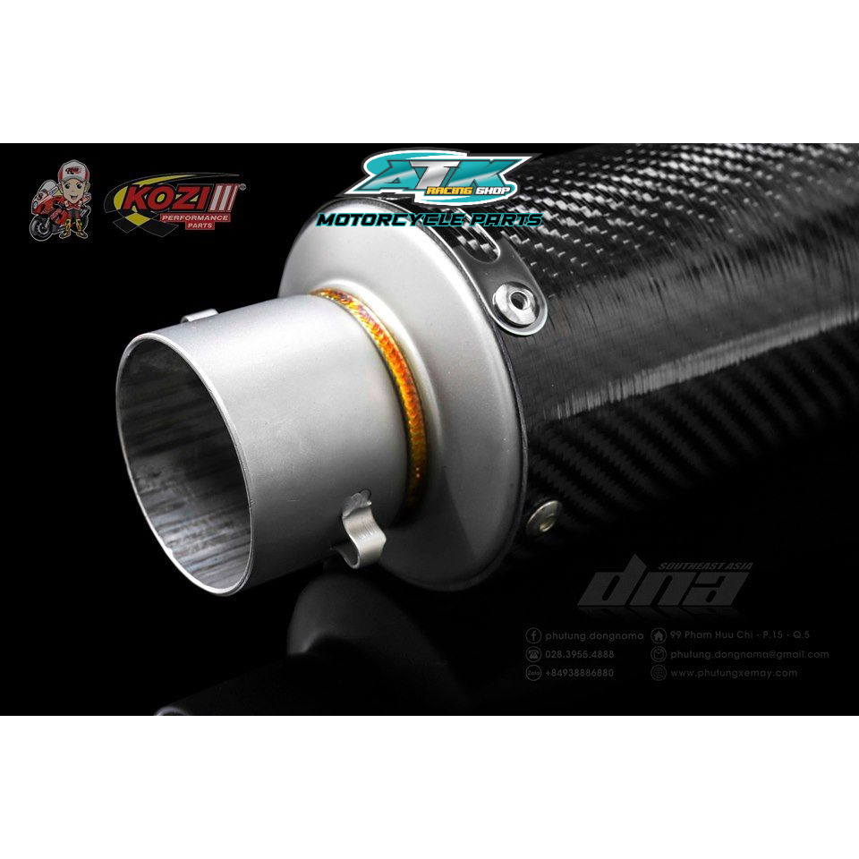 LON PÔ CACBON KOZI hàng chính hãng lon nhôm đủ màu cực đẹp nổ trầm ấm gọn nhẹ thanh thoát